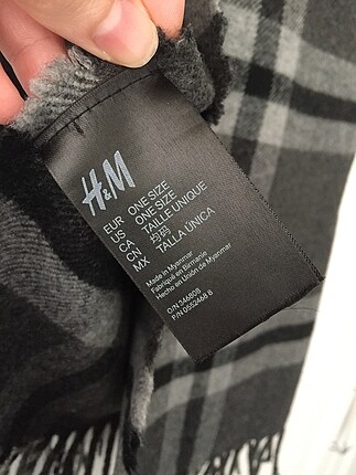  Beden gri Renk H&M Atkı