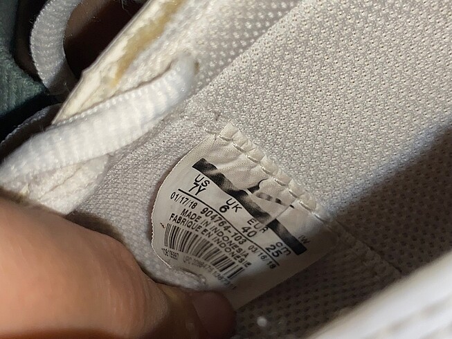 40 Beden Nike cortez beyaz spor ayakkabı