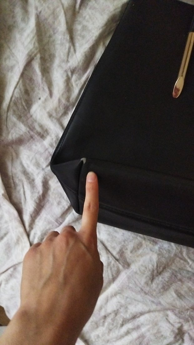 Klasik Siyah Deri Kadın Çanta - Görsel 2