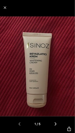 Beyazlatıcı krem