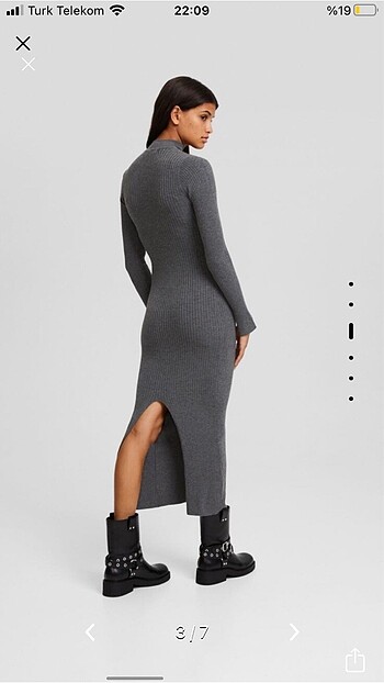 xs Beden Bershka elbise