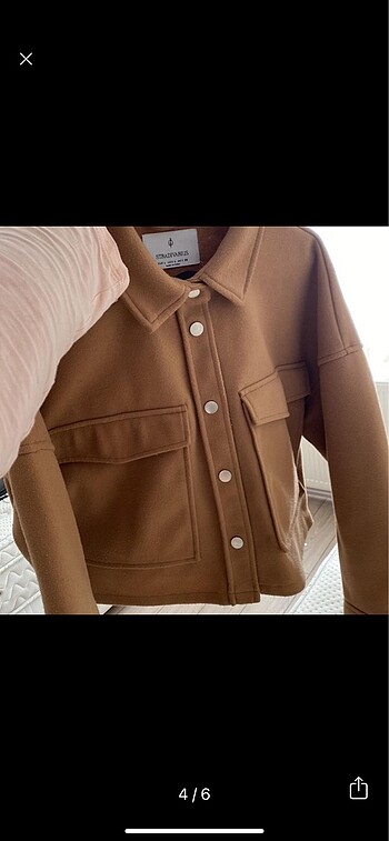 l Beden camel Renk Stradivarius ceket