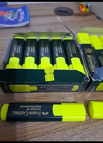 40 Adetdet fosforlu kalem Faber Castell 48