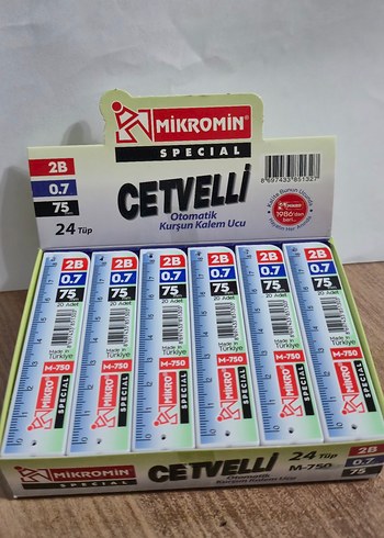 Mikromin 0.7 mm 2B Otomatik Kurşun Kalem Ucu 4kutu