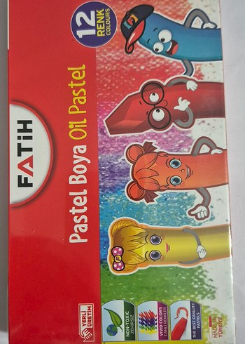 Fatih 12 Renk Pastel Boya Oil Pastel
