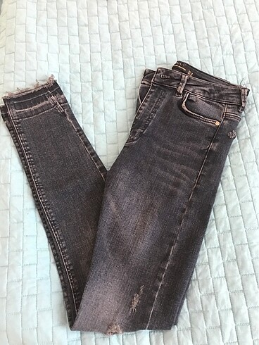 Zara lacivert kot pantolon