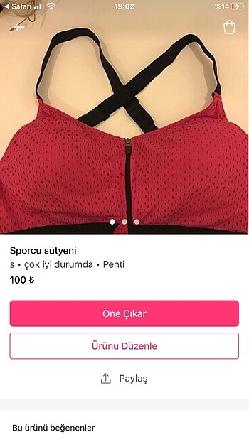 Sporcu sütyen ve sweat