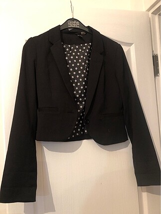 Siyah blazer ceket