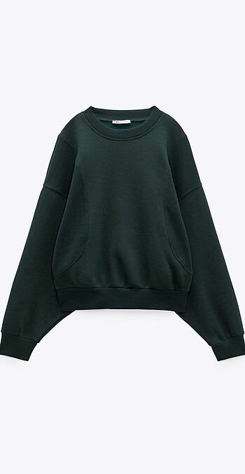 m Beden haki Renk Yeşil sweatshirt