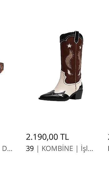 Stradivarius Stradivarius kovboy çizmesi
