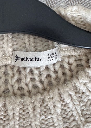 Stradivarius Çizgili Oversize Triko Kadın Kazak
