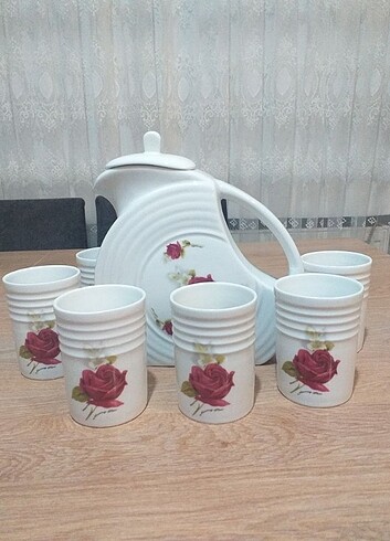 Karaca Sifir ince porselen ayran takimi