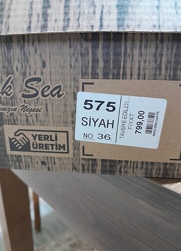39 Beden siyah Renk Siyah ayakkabı