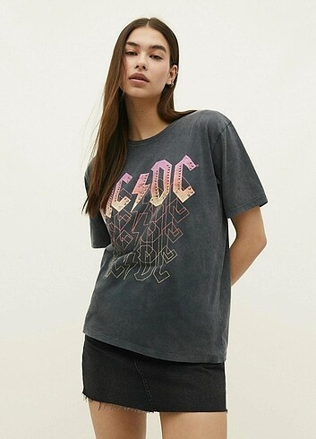 Stradivarius AC/DC tshirt 