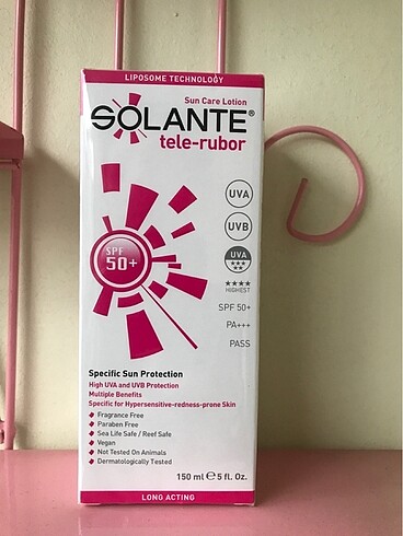 Solante güneş kremi