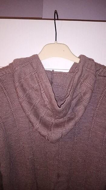 kapşonlu triko - Görsel 10