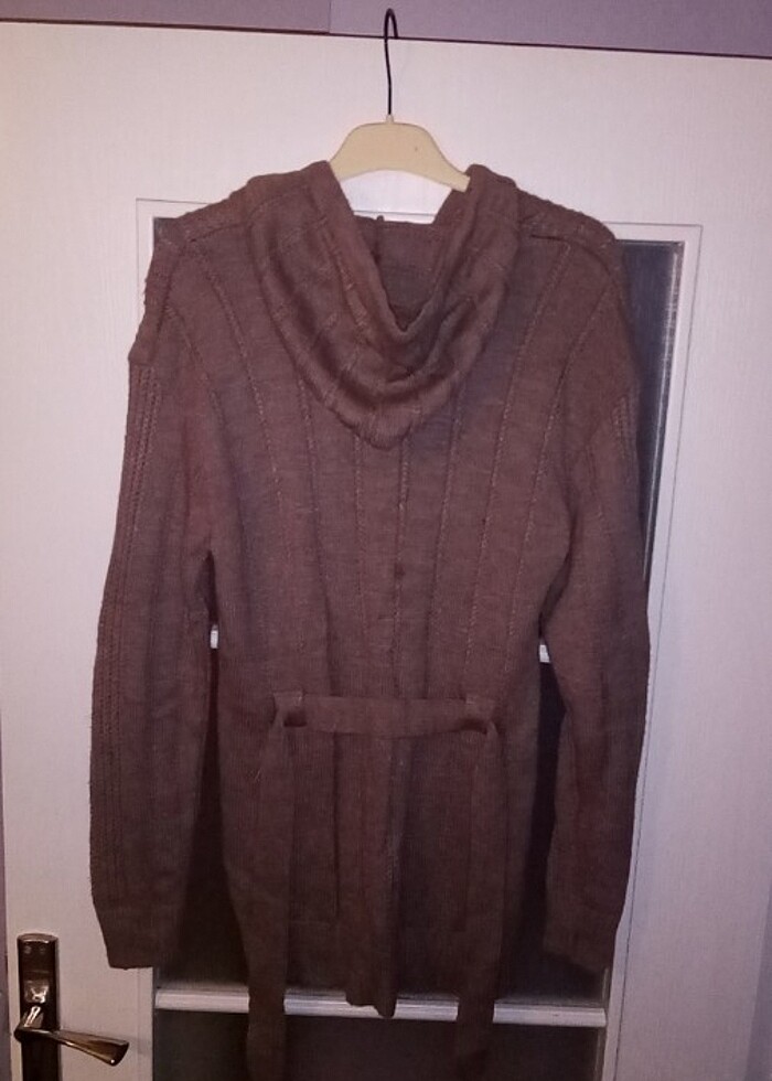 kapşonlu triko - Görsel 5