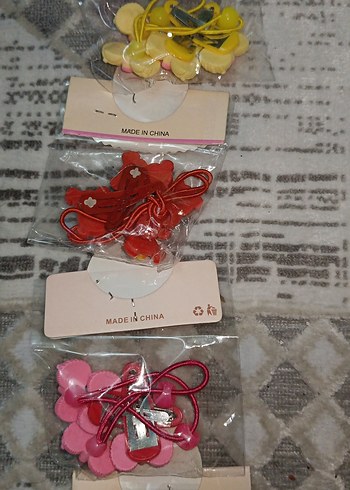 Renkli Elastik Çocuk Saç Tokaları - Görsel 6