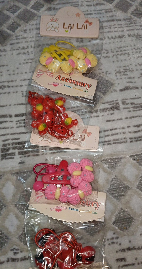 Renkli Elastik Çocuk Saç Tokaları - Görsel 4