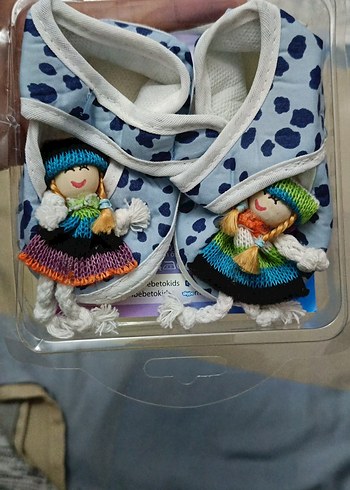 Nakışlı Çok Renkli Bebek Önlüğü - Görsel 2