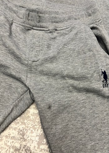 USPA Gri Kapüşonlu Sweatshirt ve Eşofman - Görsel 4