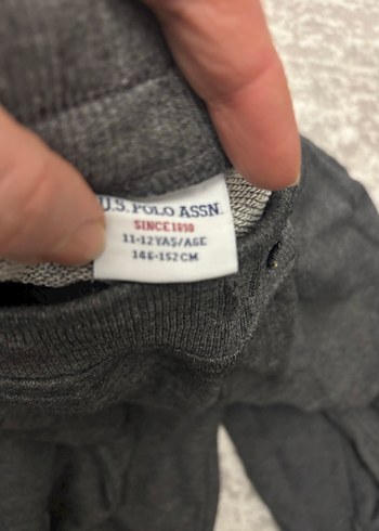 Zara erkek çocuk Gri Bol Kesim Denim Eşofman Altı - Görsel 6