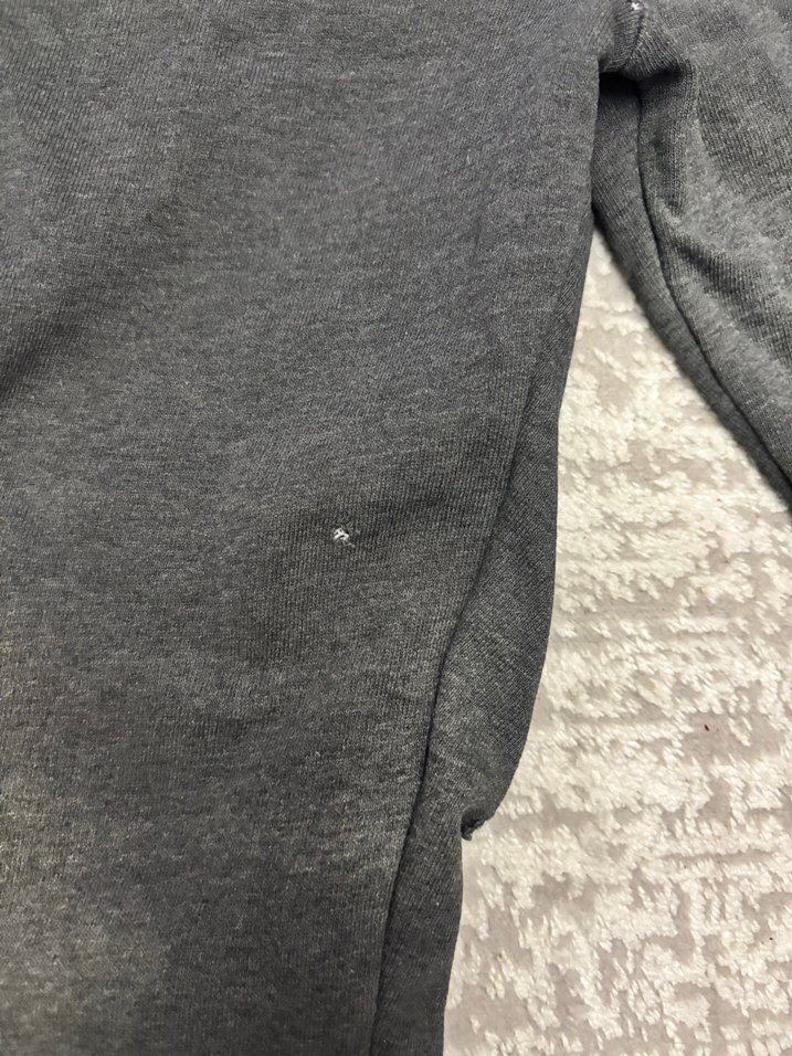 Zara erkek çocuk Gri Bol Kesim Denim Eşofman Altı - Görsel 3