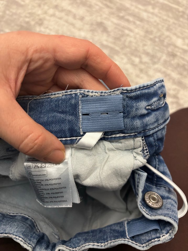 H&M kot şort - Görsel 3