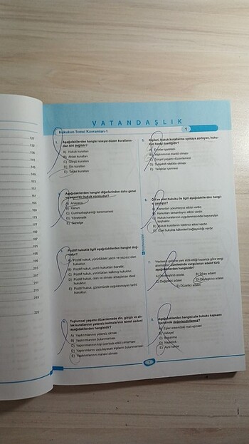 Beden KPSS 2024 VATANDAŞLIK SORU BANKASI