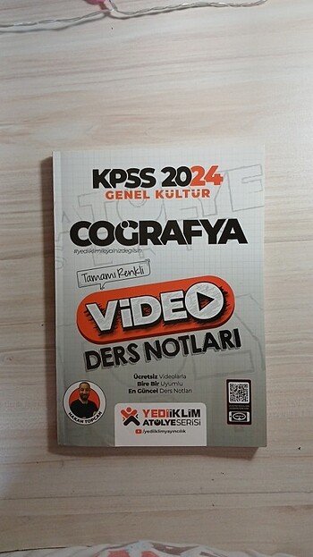KPSS 2024 YEDİİKLİM COĞRAFYA DERS NOTU