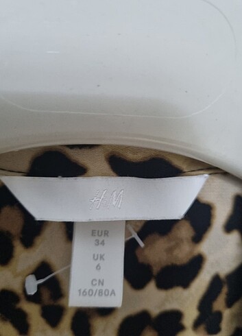 H&M Hm Leopar Gomlek