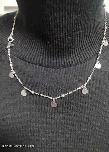 çelik kalp y kolye - Görsel 4