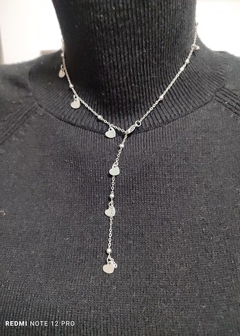 çelik kalp y kolye - Görsel 5