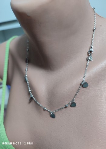 çelik kalp y kolye - Görsel 2