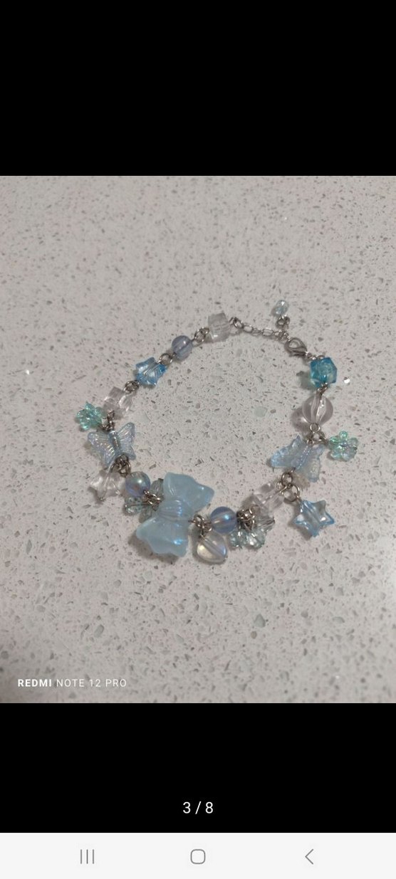 Pastel Mor Boncuklu Bohem Bileklik - Görsel 2