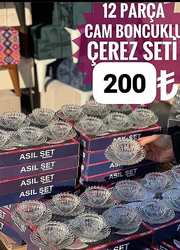 12 PARÇA BONCUK DETAYLI ÇEREZLİK TAKIMI ????????