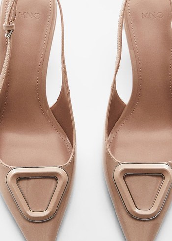 38 Beden Bej İnce Topuklu Kadın Stiletto