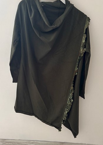 Siyah Drapeli Hamile Tunik