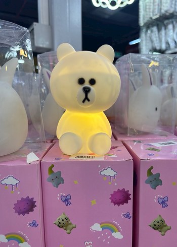 Beyaz Ayıcık Işıklı Peluş Oyuncak
