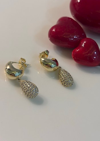 Parlak Mini Altın Küpeler lütfen sorun - Görsel 4