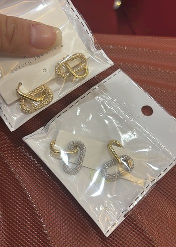 Parlak Mini Altın Küpeler lütfen sorun - Görsel 6