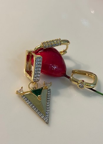 Parlak Mini Altın Küpeler lütfen sorun - Görsel 3