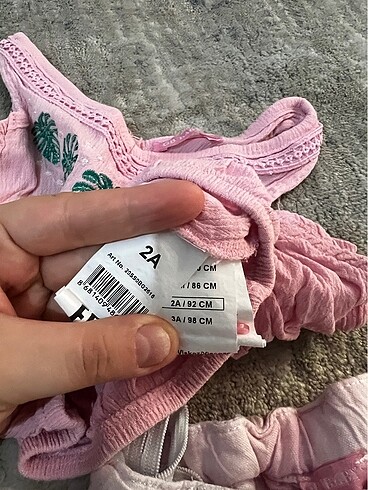 1,5 Yaş Beden pembe Renk Kız bebek tişört pantolon