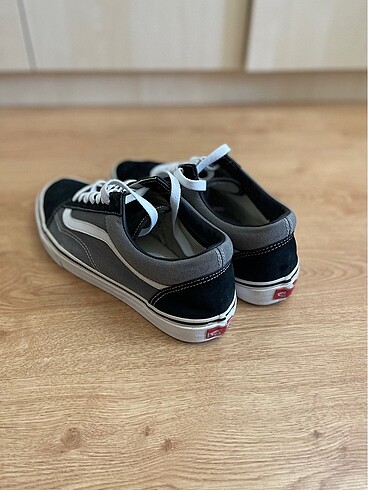 44 Beden gri Renk Vans Old Skool Black & Pewter Skate 44 Erkek