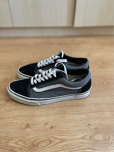 Vans Vans Old Skool Black & Pewter Skate 44 Erkek