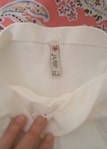 l Beden Beyaz Göğüs Destekli büstiyer