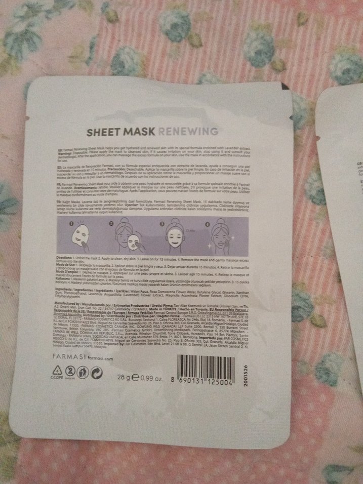 Farmasi ikili yüz maskesi - Görsel 3