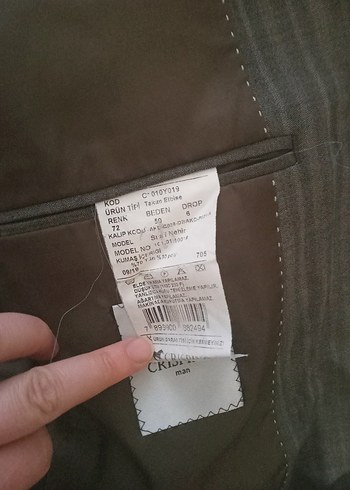 Gri Kahve tonunda Erkek pantolon ceket Takımı, Normal Boy - Görsel 11