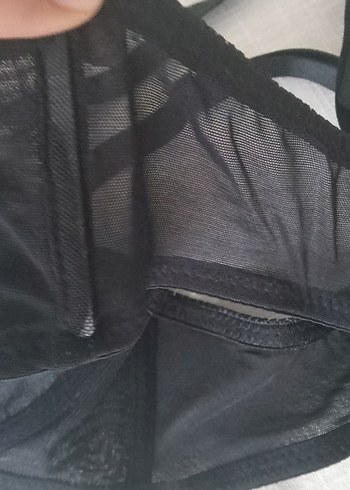 Koyu Yeşil Gotik Sütyen transparan - Görsel 6