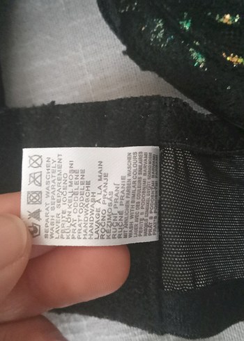 Koyu Yeşil Gotik Sütyen transparan - Görsel 5